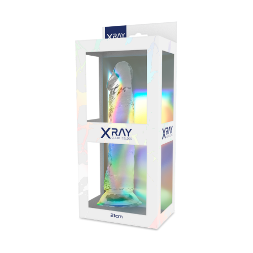 Фаллоимитатор XRay, 21 см (прозрачный)