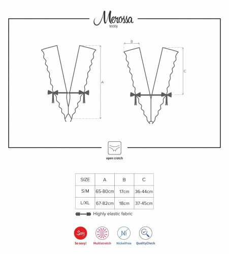 Боди Obsessive Merossa  (S/M)