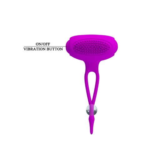 Pretty Love Bancroft Nipple Vibrator - Стимулятори для сосків з вібрацією, 9 см (фіолетовий) - купити в Україні | Секс шоп SEX-SHOP.ua