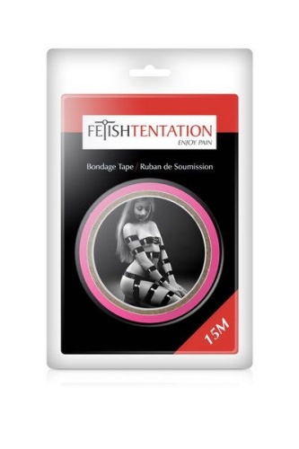 Fetish Tentation Fuchsia - Скотч для бондажу, 15м - купити в Україні | Секс шоп SEX-SHOP.ua