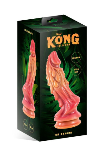 Фалоімітатор Kong Silicone The Dragon, 21,5 см - купити в Україні | Секс шоп SEX-SHOP.ua