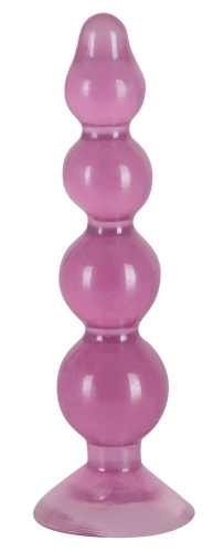 Orion Anal Beads - Анальная пробка ёлочка, 13х1.2-2.9 см (розовый) - sex-shop.ua
