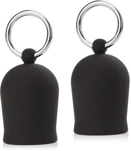 Orion Black Velvets Nipple Suckers - Помпи для сосків, 4х2.1 см