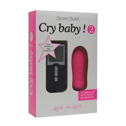 Love To Love Cry Baby 2 - виброяйцо с пультом ДУ, 8х3,2 см.