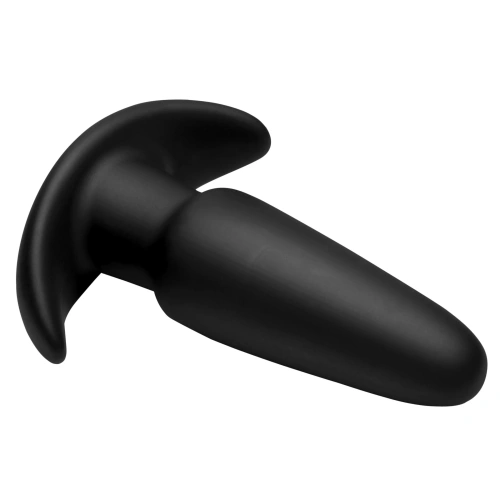 KineticThumping 7X Medium Anal Plug - Анальна пробка з поштовховими рухами, 13.3х4 см (чорний)