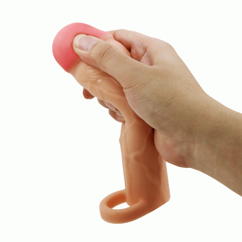Насадка на пенис Pretty Love Hani Penis Extender +2", 18 см