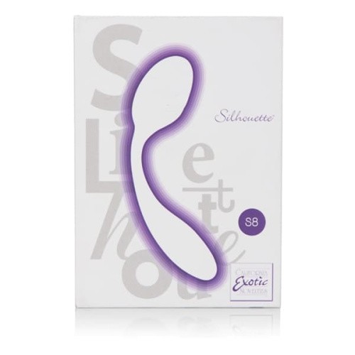Вибромассажер Silhouette S8, 10,8х2,5 см (пурпурный)