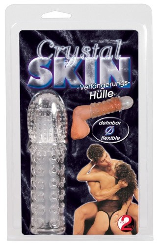 Crystal Skin Verlangerungs-H - Насадка на пенис, +4 см (прозрачный) - sex-shop.ua