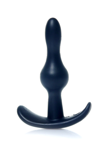 T-Plug Wave - анальная пробка для ношения, 9х2.5 см (черный) - sex-shop.ua