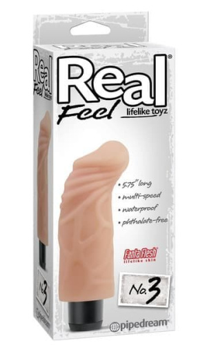 Pipedream Real Feel № 3 - Вибратор, 12.5Х4.5 см - sex-shop.ua