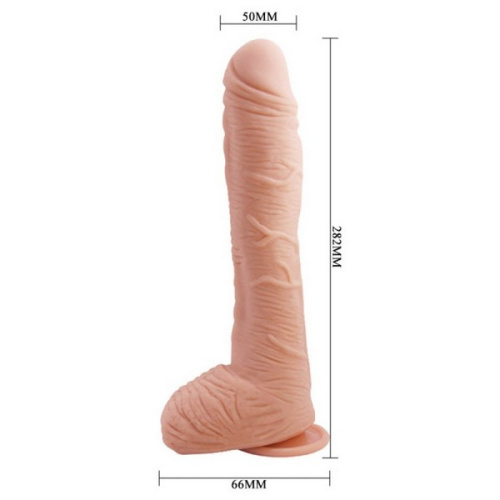 LyBaile Beautiful Encounter Alex Real Dildo - Большой реалистичный дилдо, 28.2х5 см