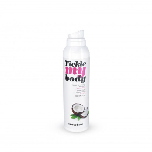 Love To Love Tickle My Body Coconut - увлажняющая массажная пена, 150 мл.