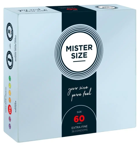 Mister Size 60 - Презервативы, 36 шт - sex-shop.ua