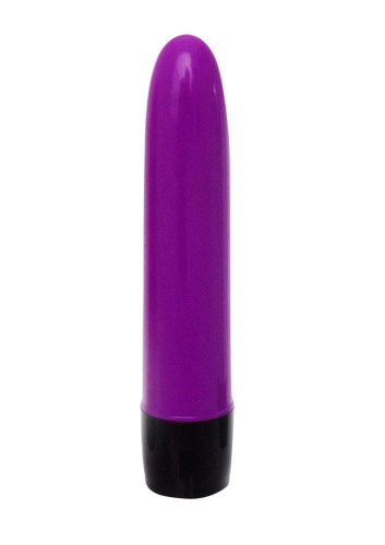 Shibari - Пластиковий вібратор, 13.5х2.5 см (пурпурний)