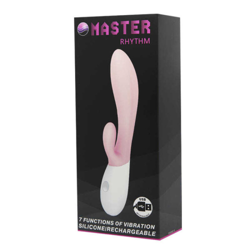 LyBaile Master Rhythm - Вібратор із кліторальним відростком, 19.6х3.4 см - купити в Україні | Секс шоп SEX-SHOP.ua