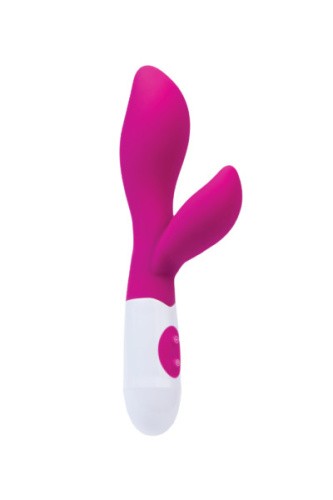 Toyfa A-Toys Lilu - Вибратор с клиторальным стимулятором, 19х3.5 см