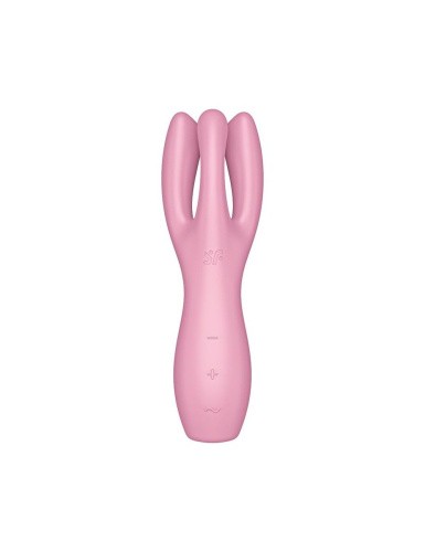 Satisfyer Threesome 3 - Вібратор для клітора (рожевий) - купити в Україні | Секс шоп SEX-SHOP.ua