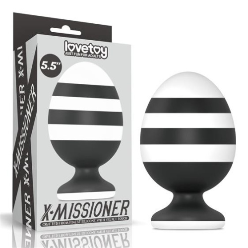 LoveToy X-Missioner Butt Plug 5.5" - Анальная пробка, 14 см - sex-shop.ua