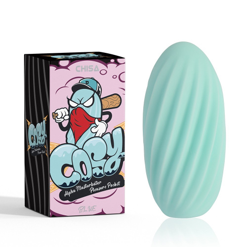 COSY Alpha Masturbator Pleasure Pocket - Мастурбатор-яйце (бірюзовий)