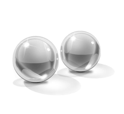 Вагинальние шарики Glass Ben-Wa, 2,5 см