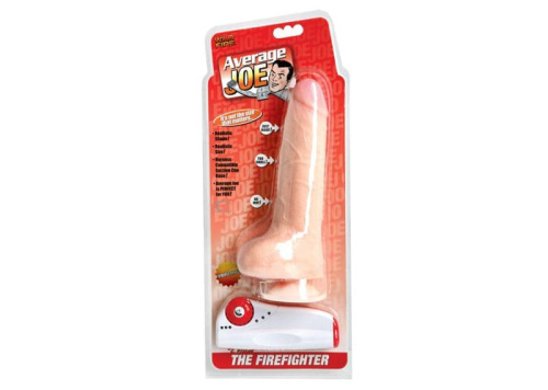 Topco Sales Average Joe The Fire Fighter Kevin Vibrating - Вибратор, 22х4,5 см - sex-shop.ua