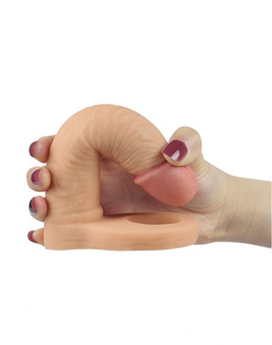 LoveToy The Ultra Soft Double Flesh 5.8 - Насадка для двойного проникновения, 14.7х3.3 см