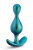 Anal Adventures Matrix Photon Plug - Анальная пробка, 11,4 см (бирюзовый)