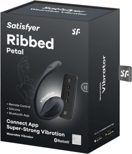 Виброяйцо Satisfyer Ribbed Petal Connect App