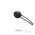 Fun Factory SmartBall Uno - Вагинальный шарик , 4.5х3.6 см (черный с серым) - sex-shop.ua