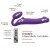 Strap-On-Me Vibrating Violet XL - безремневой страпон с вибрацией, 20х4.5 см - sex-shop.ua