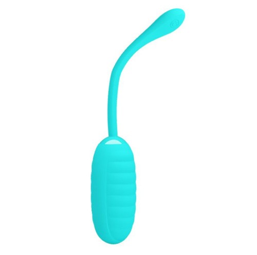 Pretty Love Kirk Vibrating Egg Mint - Віброяйце, 8х3,5 см (бірюзовий) - купити в Україні | Секс шоп SEX-SHOP.ua