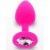 Toy Joy Small Diamond Booty Jewel - Пробка анальная, 7х2.5 см (розовая) - sex-shop.ua