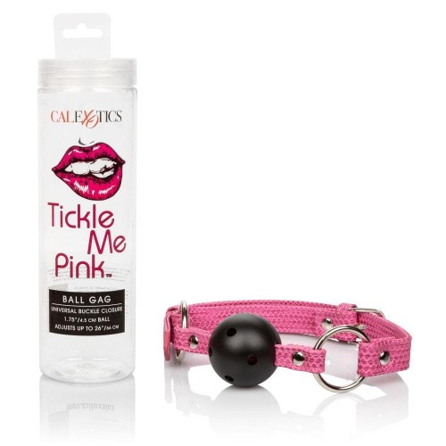 CalExotics Tickle Me Pink Ball Gag - кляп с шариком - sex-shop.ua