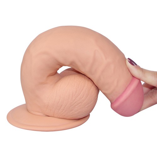 The Ultra Soft Dude Flesh 8.5 " - Фаллоимитатор, 20 см (телесный)