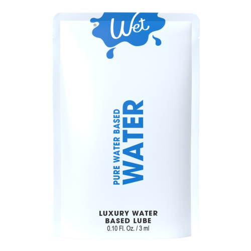 Лубрикант на водной основе Wet Pure Water Based, 3 мл - sex-shop.ua