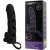 LyBaile Pretty Love Vibrating Penis Sleeve Black - Силиконовая насадка с вибрацией, 15.2х3.3 см - sex-shop.ua