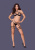 Obsessive 858-SET-1 set - эротический комплект с гартерами, S/M (чёрный)