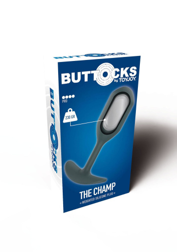 Анальная пробка ToyJoy Weighted Plug, 12.6 см