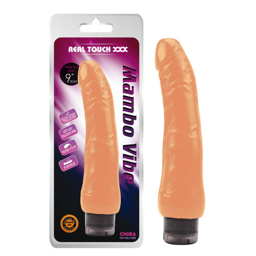 Real Touch XXX Mambo Vibe 9" - Вибратор реалистичный, 22,5 см (телесный)