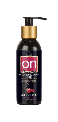 Лубрикант с эффектом вибрации Sensuva Ultra-Stimulating On Insane, 125 мл (вишня)