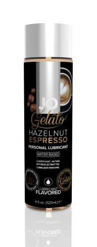 System - JO Gelato Hazelnut Espresso Lubricant - оральный лубрикант со вкусом орехового эспресо, 120 мл