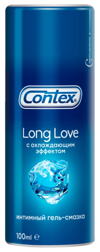 Contex Long Love - Лубрикант на водній основі з охолоджуючим ефектом, 100 мл