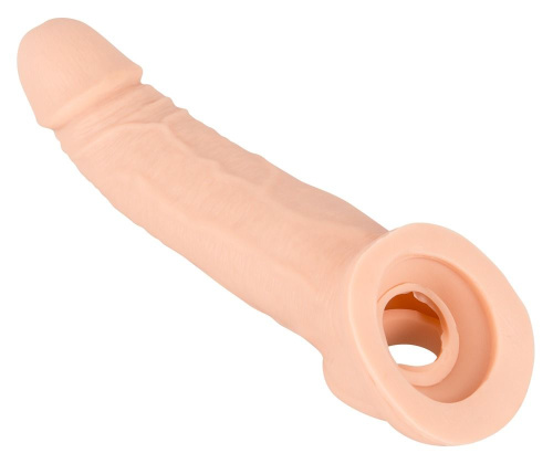Orion Nature Skin Penis Sleeve With Extension - Насадка на член, +5 см (телесный) - sex-shop.ua