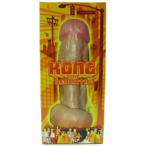 Фаллоимитатор Realistic Kong, 18х6 см - sex-shop.ua