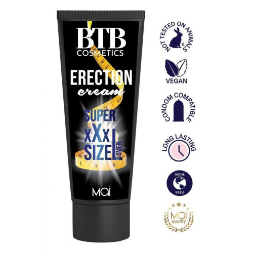 BTB Cosmetics - BTB XXL Cream - Крем для эрекции и увеличения члена, 100 мл - sex-shop.ua