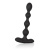 CalExotics Eclipse Slender Beads - анальные цепочка с вибрацией, 16х2.3 см (черный) - sex-shop.ua