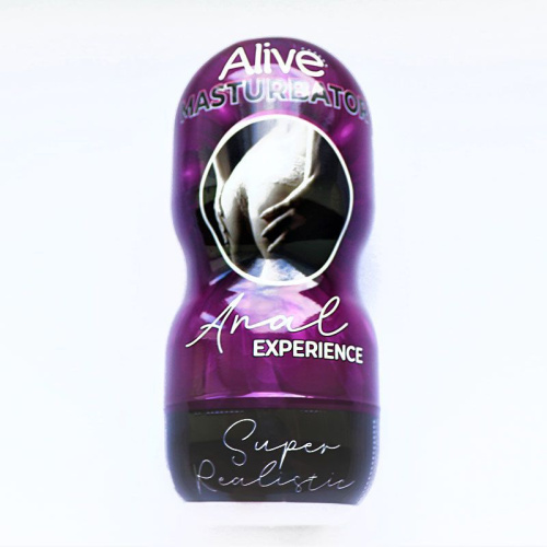 Alive Super Realistic Anal недорогий мастурбатор попка, 16х6 см
