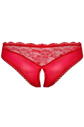 Obsessive Lovica otwarte - сексуальні трусики з доступом, L/XL (червоний) - купити в Україні | Секс шоп SEX-SHOP.ua