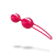 Fun Factory Smartballs Duo Вагінальні кульки, 9.5х3. 6 см (чорний з малиновим)
