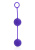 California Exotic Posh Silicone O Balls - Вагинальные шарики, 17,7 см (фиолетовый)